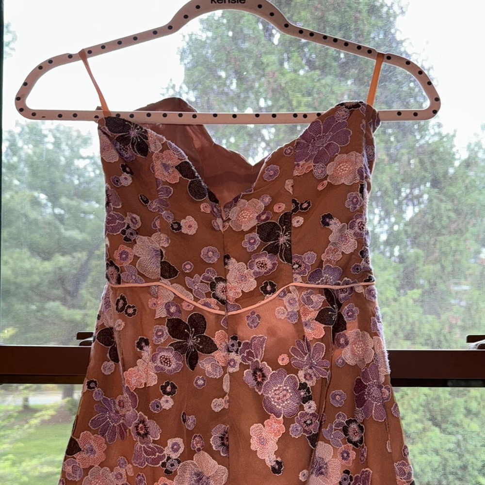 For Love And Lemons Strapless Floral Dress - Picture 13 of 14